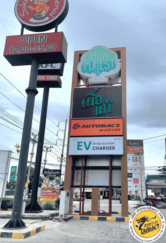 รับติดตั้งป้ายโฆษณา Outdoor